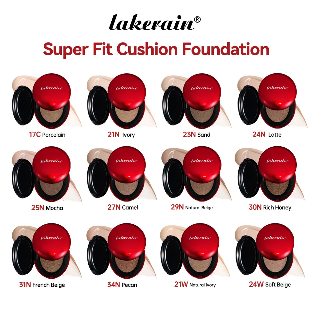 Waterproof Long-Lasting Cushion Foundation with Sun Protection