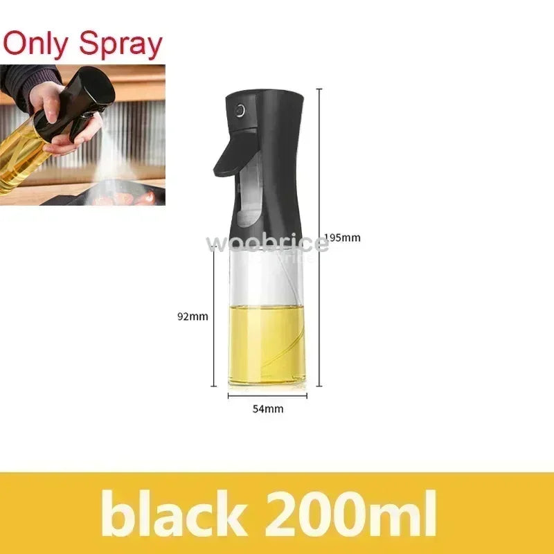 2-in-1 Glass Oil Dispenser and Kitchen Spray Bottle