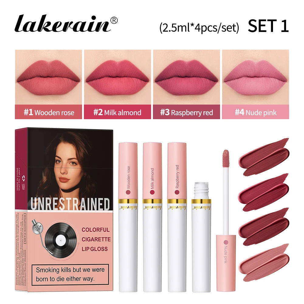 Matte Velvet Cigarette Lipstick Set