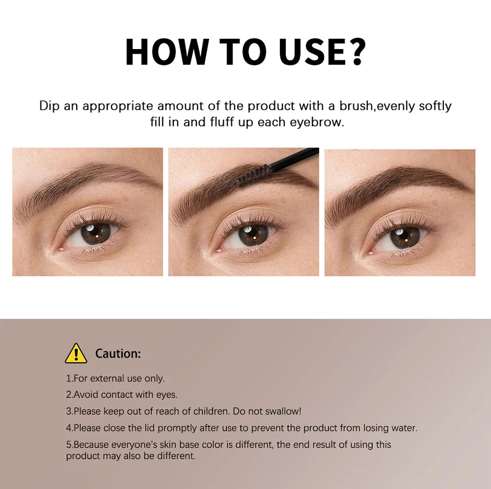 Volumizing Eyebrow Mousse Gel for Fluffy Brows - 13