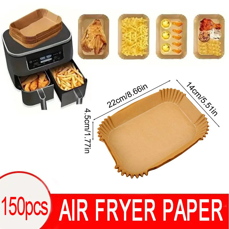 Disposable Non-Stick Air Fryer Parchment Paper Liners