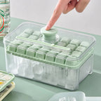 One-Press Easy Release Ice Cube Tray with Storage Box