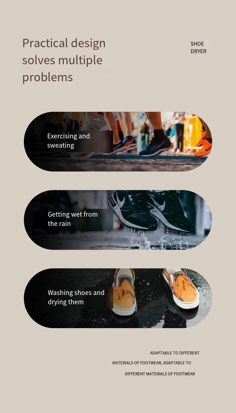 Electric Shoe Dryer with UV Deodorizer and Hot Air