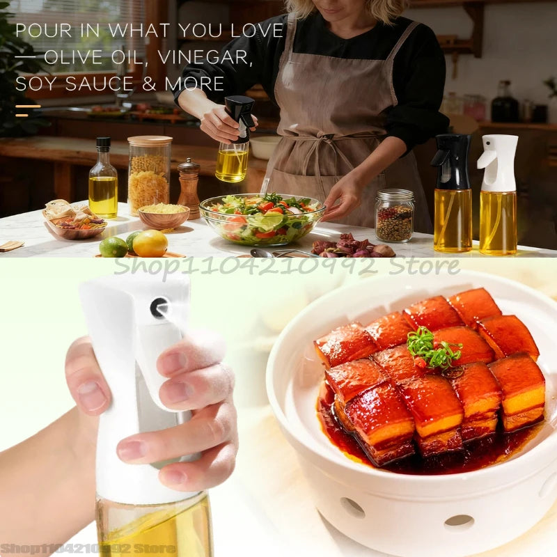 Refillable Oil Spray Bottle for Cooking and Grilling