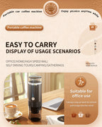 Portable Wireless Espresso Coffee Maker for Travel and Camping