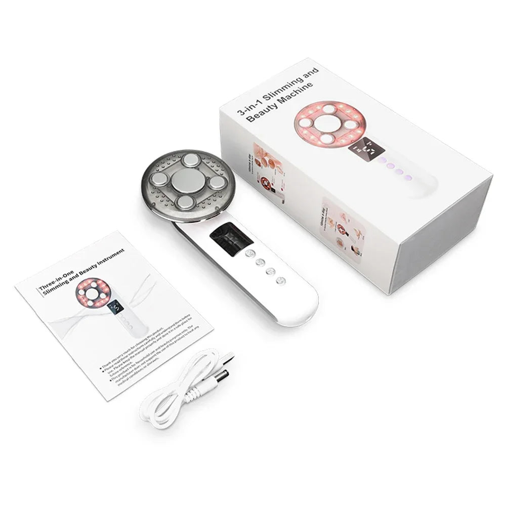 3-in-1 Ultrasonic Body Slimming and Skin Tightening Massager - 16