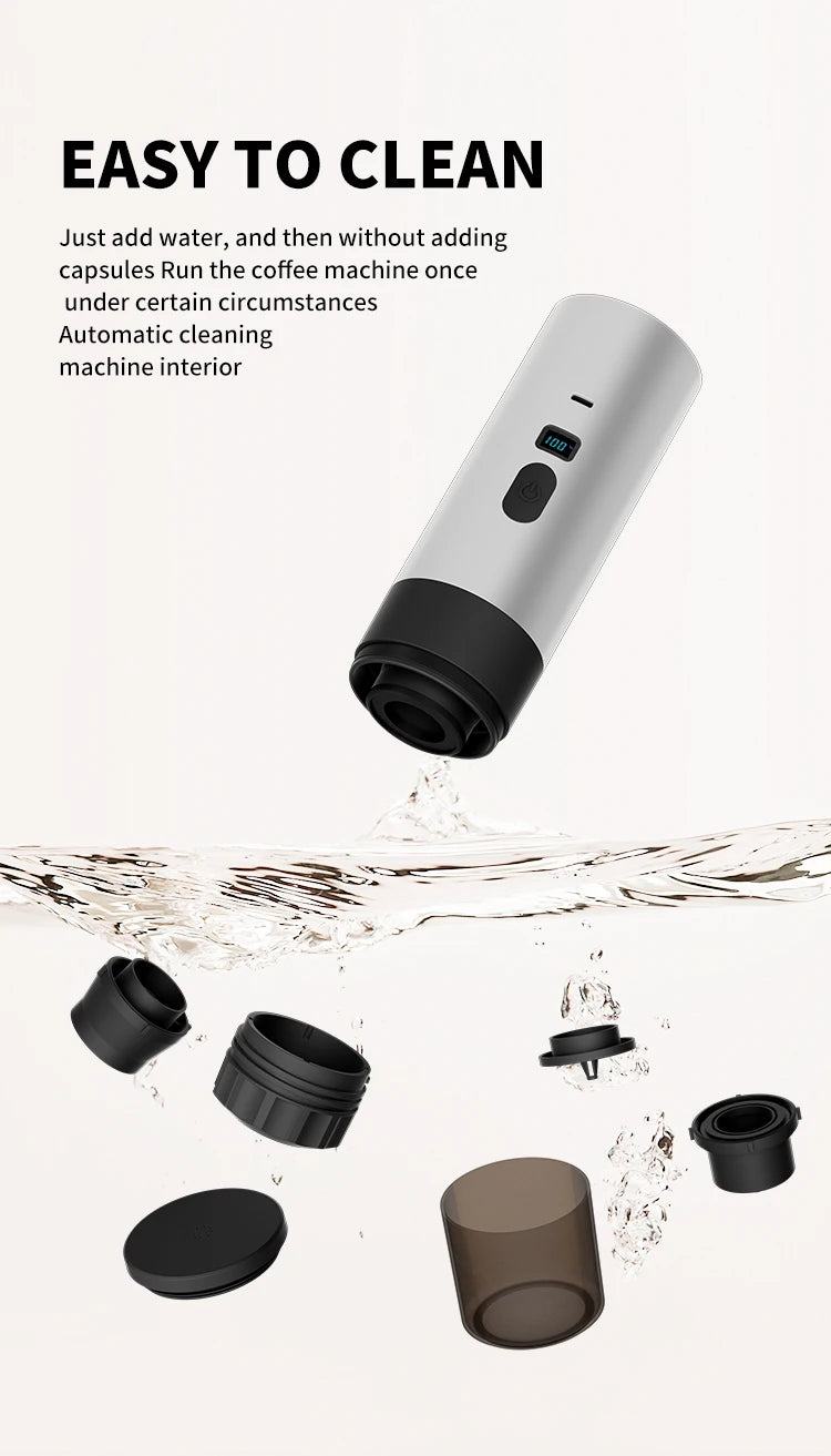 Portable Wireless Electric Coffee Maker for Camping and Travel - 12