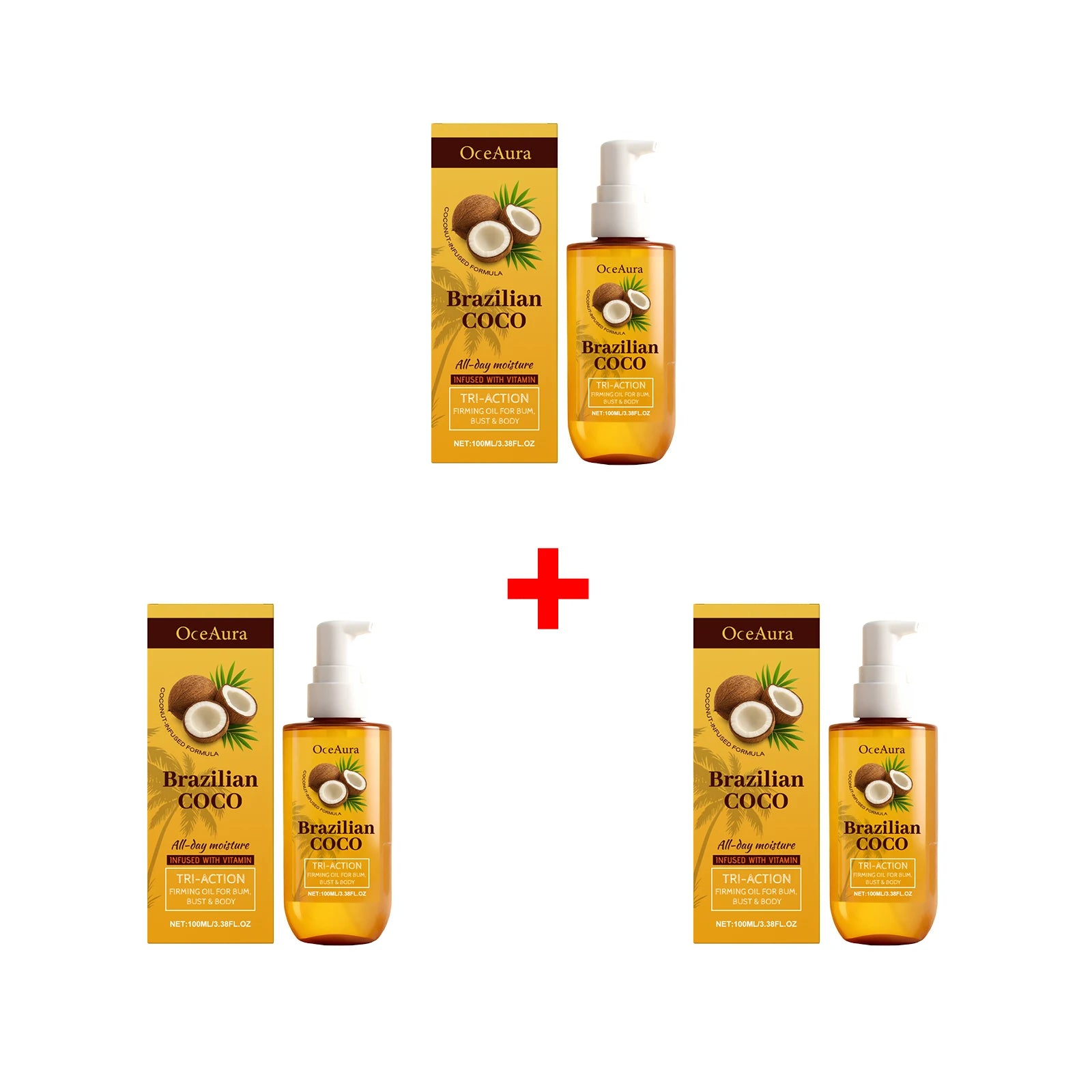 Coconut Firming Body Oil for Skin Tightening and Hydration - 16