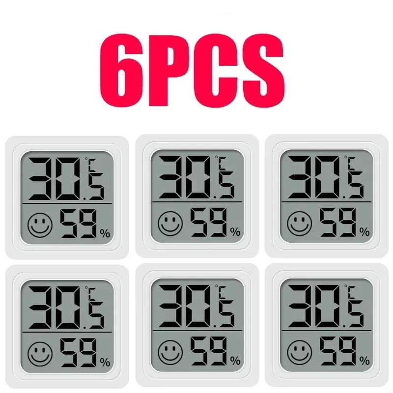Digital Mini Indoor Thermometer and Humidity Monitor Gauge - 21