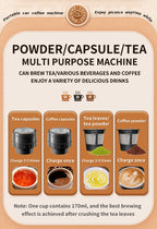 Portable Wireless Espresso Coffee Maker for Travel and Camping