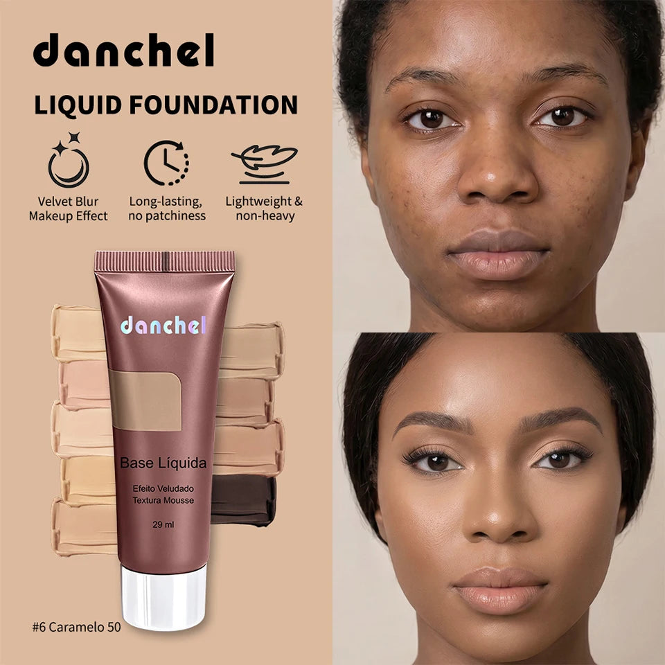 Velvet Matte Liquid Foundation for Flawless Coverage