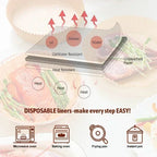 Non-Stick Disposable Air Fryer Paper Liners