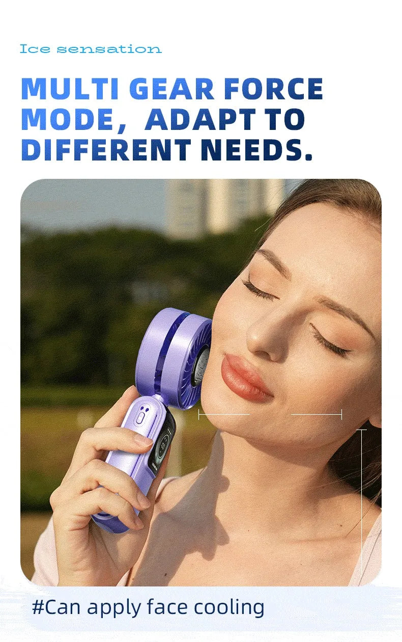 Portable Semiconductor Cooling Handheld Fan