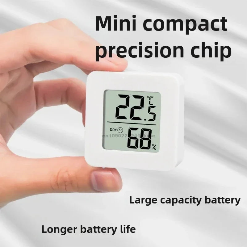 Digital Mini Indoor Thermometer and Humidity Monitor Gauge - 2