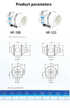 Inline Duct Ventilation Exhaust Fan for Home and Office