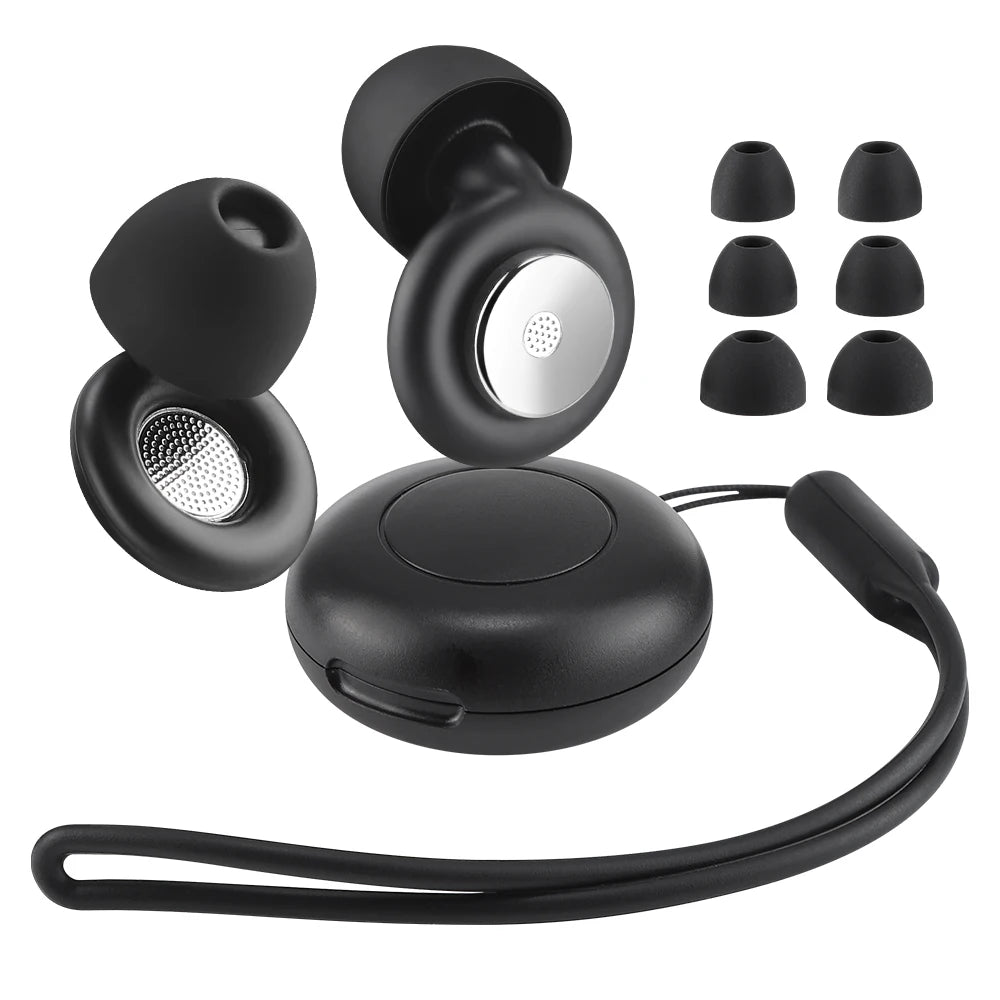 Reusable Noise-Canceling Sleep Earplugs with Case - 17