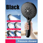 5-Mode Adjustable Handheld Water-Saving Shower Head