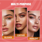 Waterproof Matte Butter Bronzer for Face Contouring