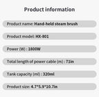 Portable Handheld Garment Steamer for Clothes