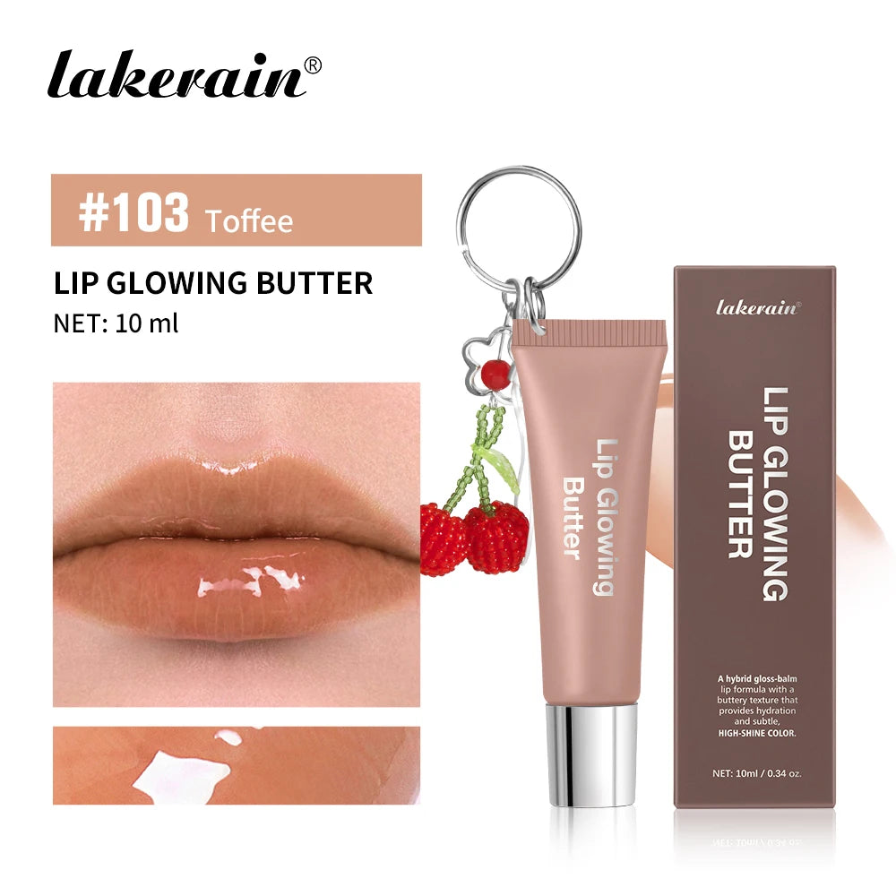 Moisturizing Lip Gloss Butter with Keychain