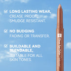 Waterproof Smudge-Proof Shimmer Eyeshadow Stick