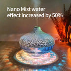 Crystal Crack LED Desktop Humidifier for Home and Bedroom