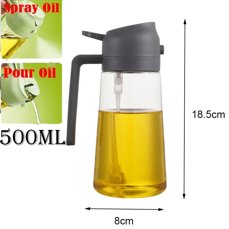 2-in-1 Dual Function Oil Spray and Pour Dispenser