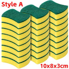 Heavy-Duty Double-Sided Kitchen Cleaning Sponge