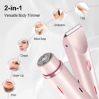 2-in-1 Waterproof Electric Shaver for Face and Body