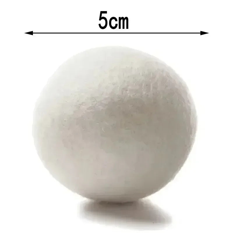 Reusable Wool Dryer Balls for Natural Fabric Softening