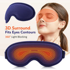 Heated Vibrating Eye Massager for Relaxation and Sleep
