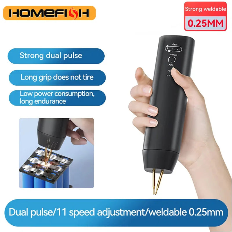 Portable Handheld Battery Spot Welder with 11 Adjustable Gears