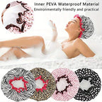 Waterproof Elastic Shower Cap for Hair Protection