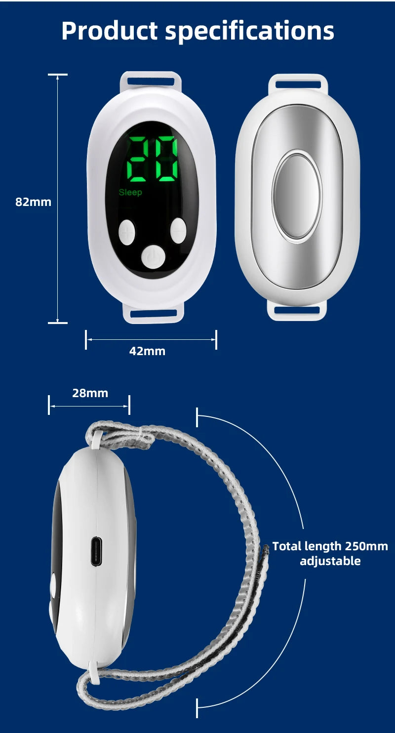 Microcurrent Handheld Sleep Aid and Anxiety Relief Device - 16