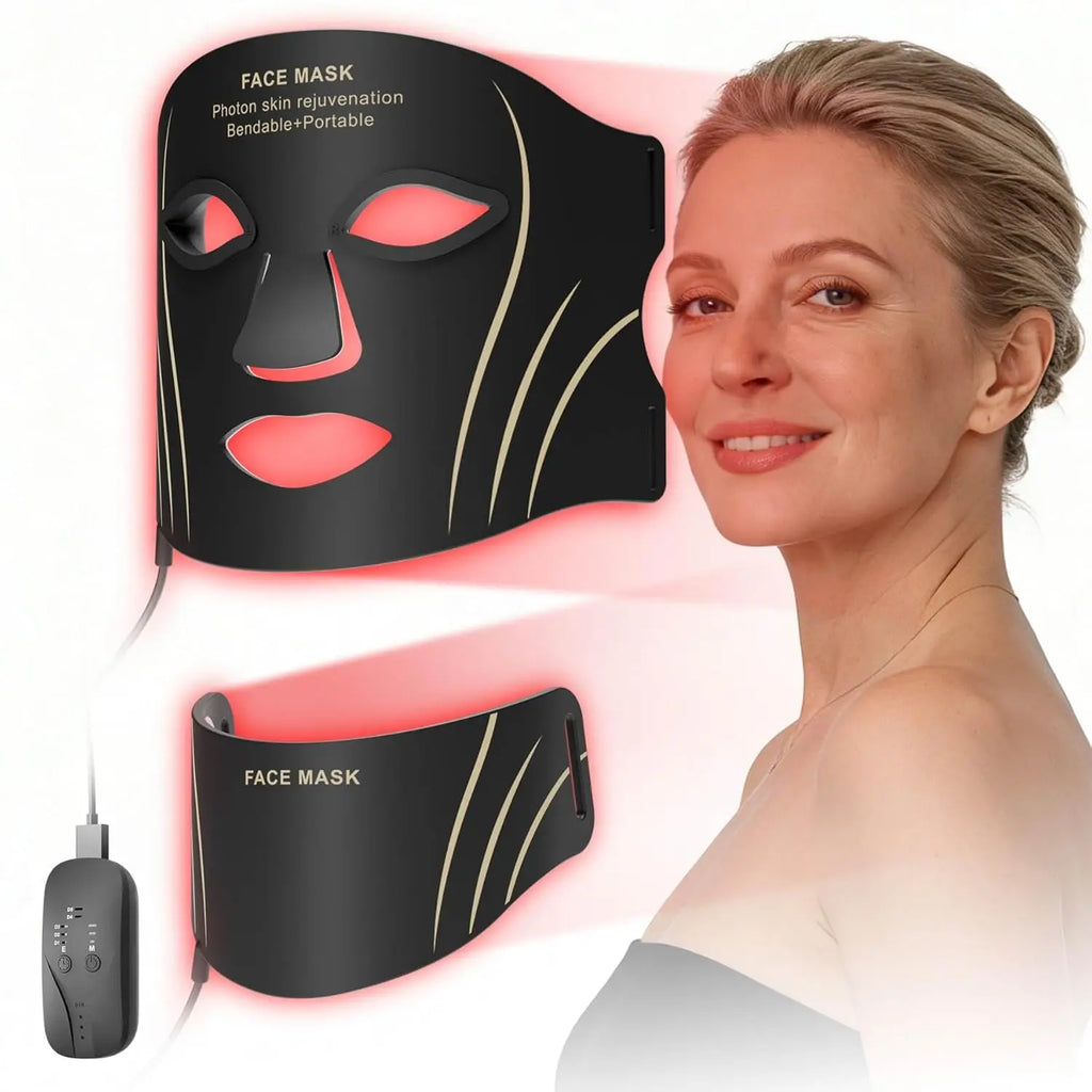 7-Color LED Face and Neck Rejuvenation Mask
