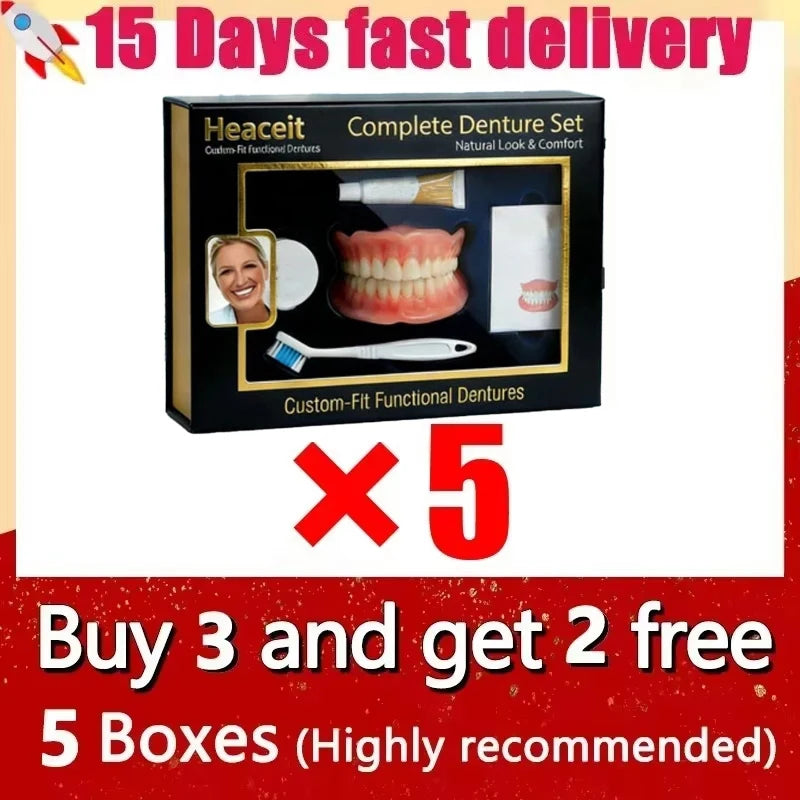 Comfort Fit Silicone Cosmetic Teeth Set