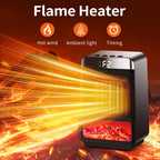 Portable Electric Space Heater with Digital Display