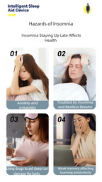Microcurrent Sleep Aid Device for Insomnia and Anxiety Relief