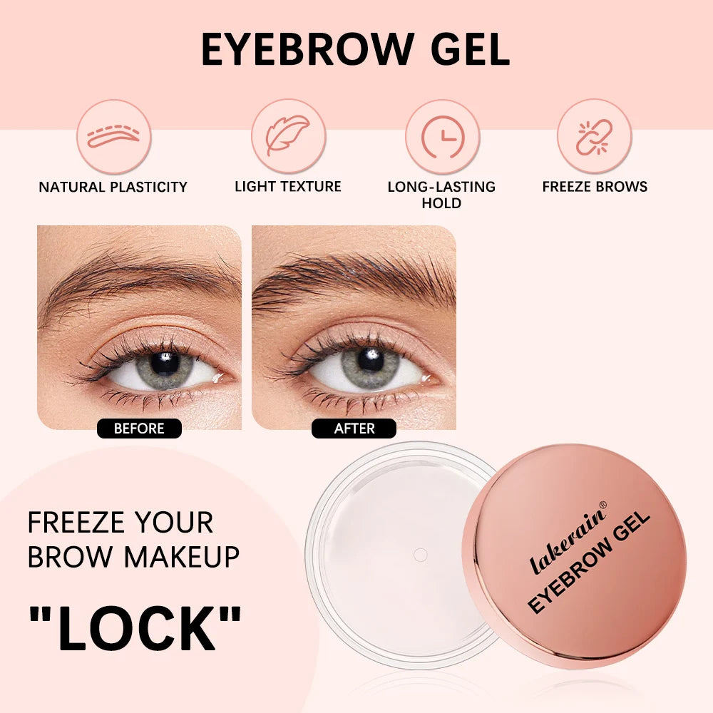 Waterproof 3D Eyebrow Styling Sculpting Gel for Natural Brows