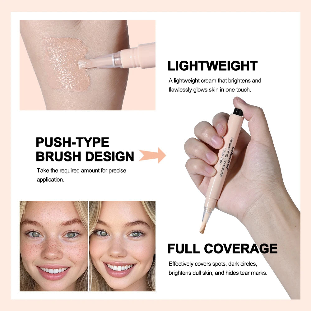 Waterproof Brightening Concealer Click Pen - 3