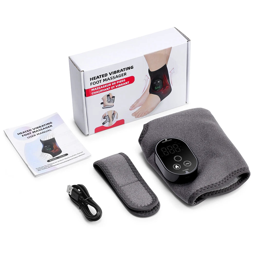 Heated Vibration Ankle and Calf Massager - 16