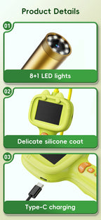 HD Borescope Inspection Camera for Kids Nature Exploration