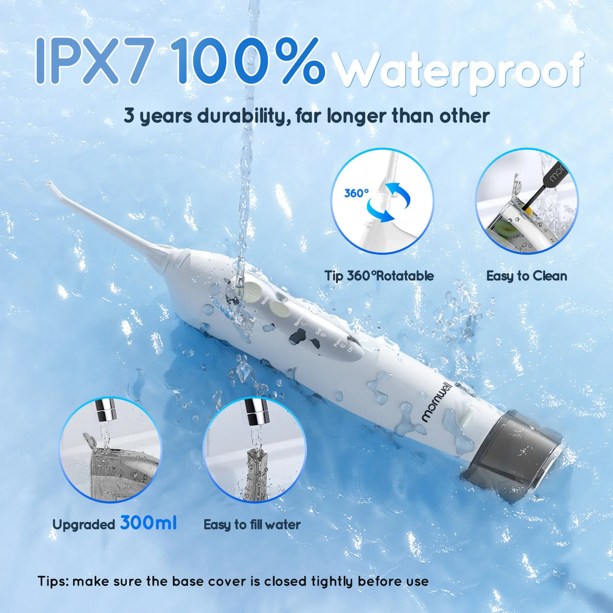 Professional Oral Care Water Flosser and Electric Toothbrush Set