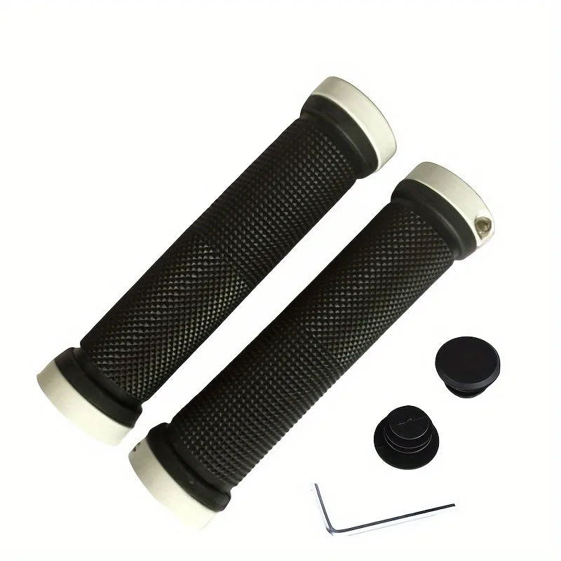 Non-Slip Locking Bicycle Handlebar Grips for MTB
