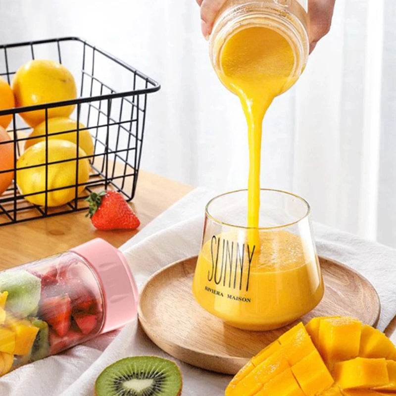 Portable Electric Rechargeable Juicer Blender Cup