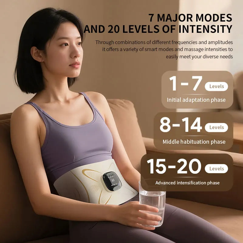 Electric Pulse Waist Massage Belt for Abdominal Toning - 3