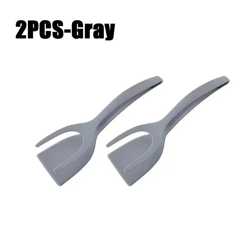 2-in-1 Non-Stick Spatula and Kitchen Tongs for Cooking