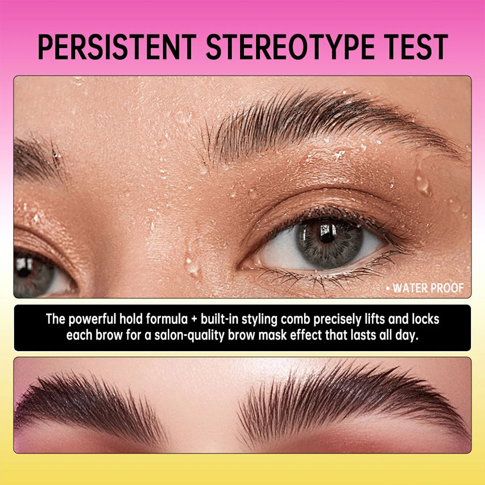 Long-Lasting Eyebrow Lamination Styling Gel