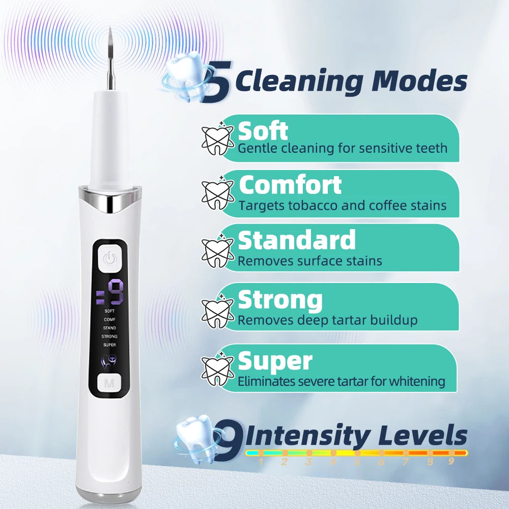 Ultrasonic Electric Teeth Tartar and Plaque Remover