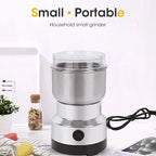 Compact Electric Stainless Steel Food and Coffee Grinder
